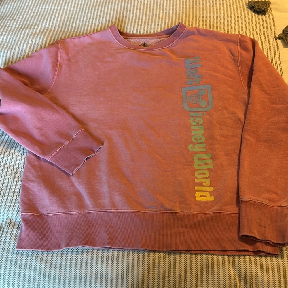 Walt Disney World Longsleeve Crewneck Sweatshirt size Adult M Medium